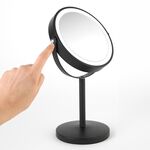 BELDRAY 7'' TELESCOPIC Black LED Mirror